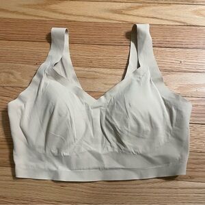 Smoothez by Aerie Bra Womens XL Beige Wireless Seamless Comfy Neutral